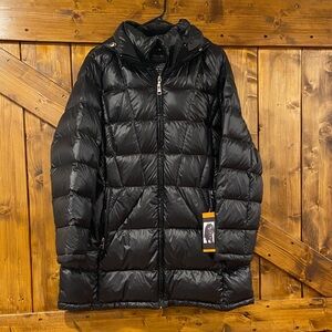 Andrew Marc Shiny Black Puffer Jacket